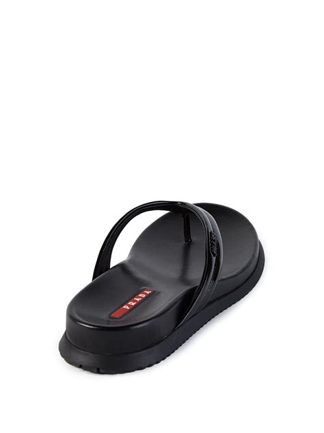 prada leather clogs|prada flip flops for women.